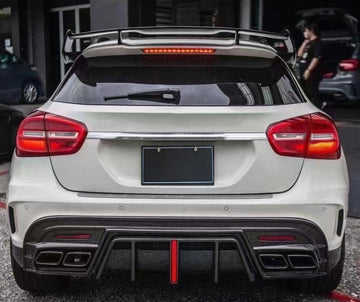 MMO For 2014-2016 Mercedes-Benz GLA45 AMG Rear Diffuser with talipipes Custom Carbon Fibre